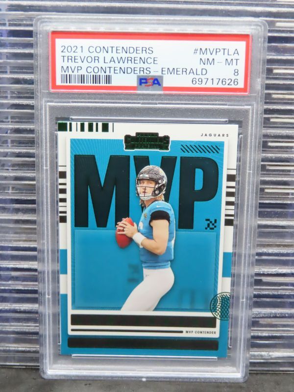 Trevor Lawrence Panini Contenders MVP Contenders #MVPTLA Emerald