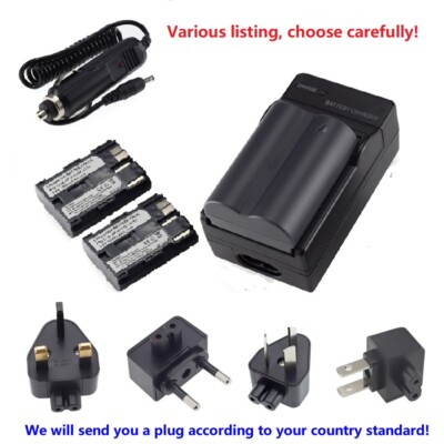 Battery or Wall Charger for Canon BP-511 BP-511A  MV750i EOS DS6041 Optura 20