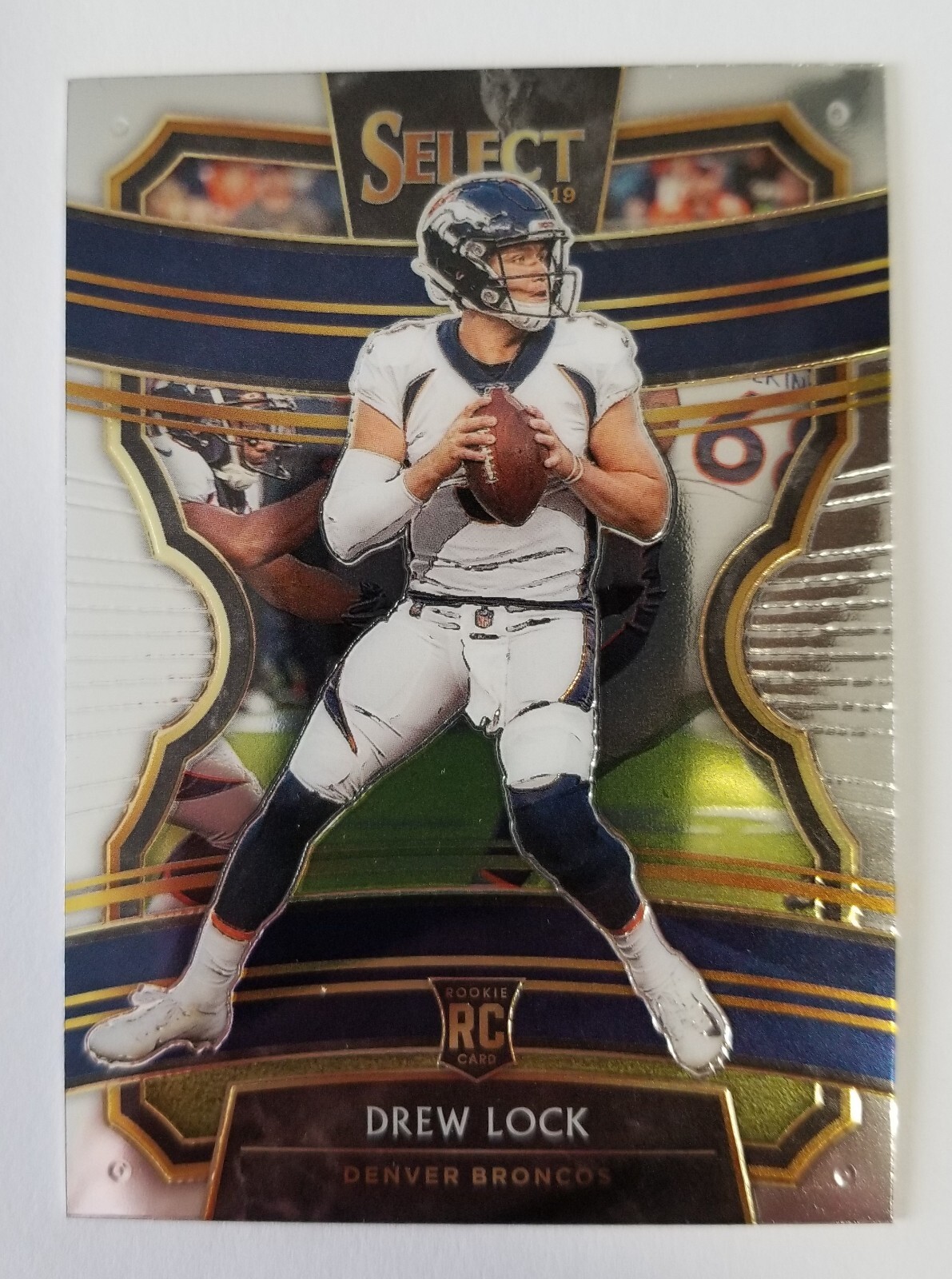2019 Panini Select Drew Lock Concourse Rookie Card #21
