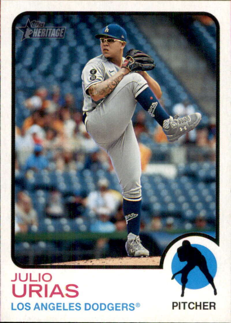 2022 Topps Heritage #337 Julio Urias NM-MT Dodgers ID:41373
