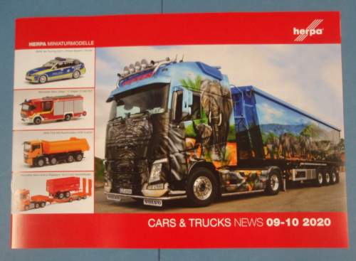 Herpa Prospekt Cars & Trucks News und Wings News 09-10 2020 NEU - Picture 1 of 2