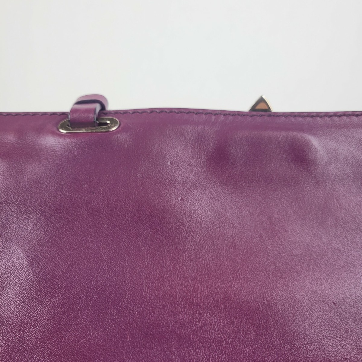 Valentino Garavani Purple Leather Rockstar Light Gold Valentino Garavani Purple Leather Rockstar Light Gold