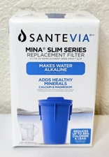 Santevia MINA Slim Series Alkaline Water Replacement Filter 1 Pack
