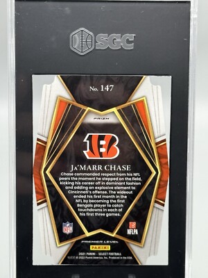 Panini BlackGold Cody Martin RC 8枚限定 2021 Panini Select - Premier Level Ja'Marr Chase #147 Black & Gold