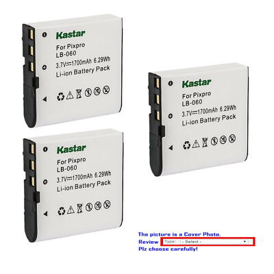 Kastar Replacement Battery Pack for Ordro DDV-5100HD PLUS DDV-5200HD DDV-5300HD