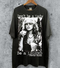 Vintage Don't Be A Lady Be A Legend Stevie Nicks Shirt, Comfort Color Shirt