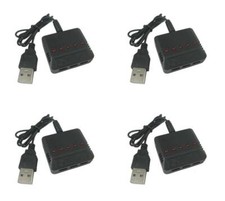 Hubsan X4 H107 Charge 5 in 1 Lipo Battery Charger USB Interface for 4 Pack