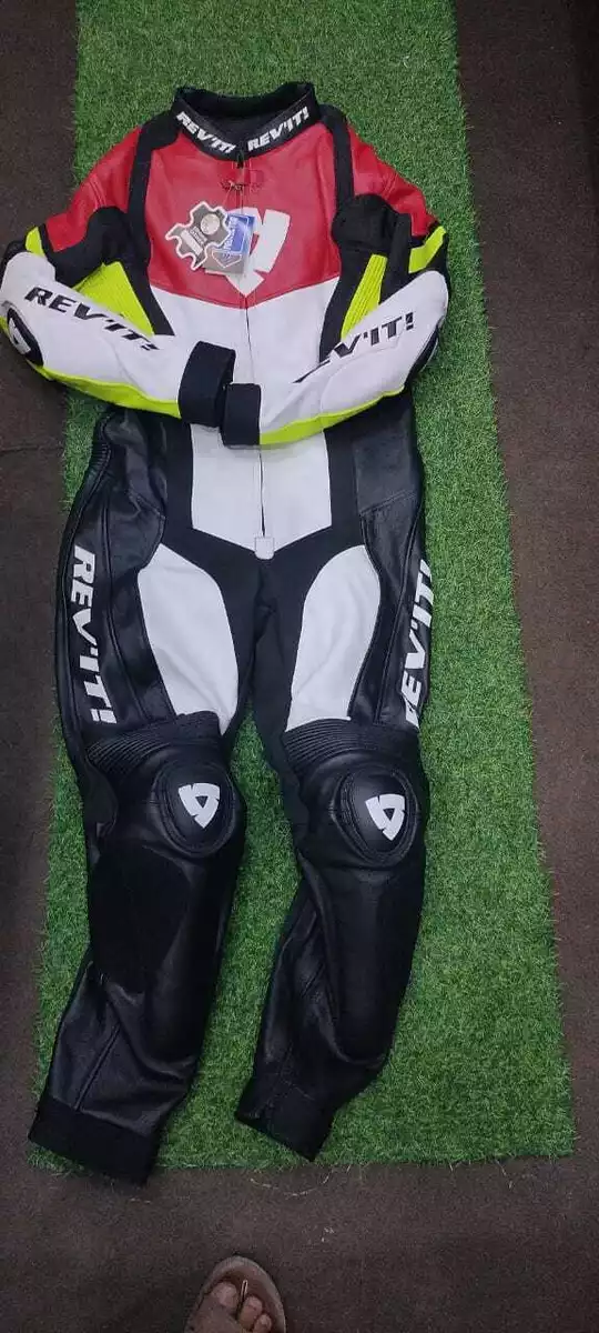 New Revit motorcycle suit motorbike suit cowhide leather bikers