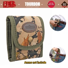 Tourbon 10 Round Cartridge Holder Belt Pouch Rifle Shell Carrier Ammo Carry Case