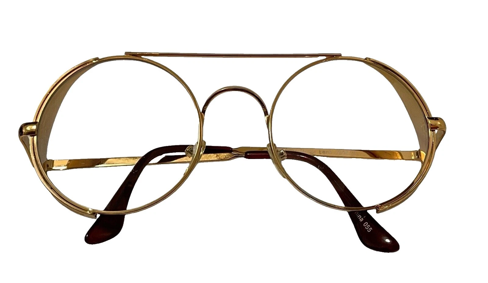 Escudo Gafas Vintage de Metal