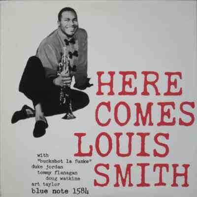 LP Louis Smith Here Comes Louis Smith MONO + INSERT JAPAN NEAR MINT Blue No