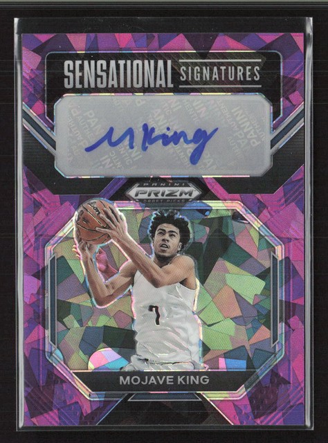 2023 Panini Prizm Draft Auto Mojave King Sensational Signatures Purple /99 (JB)