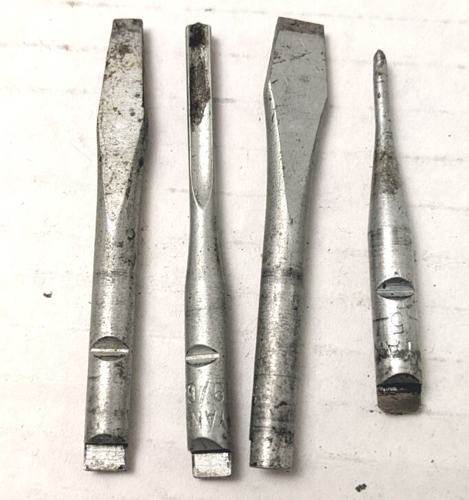 当時物　ハンドコントロールワーキングライト STANLEY トラッキン　メッキ Vintage Stanley Yankee Handyman Screwdriver Push Drill 233H USA