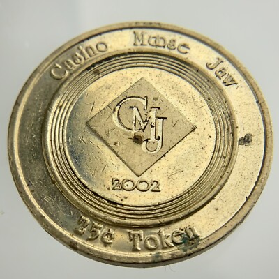Casino Moose Jaw 25 Cent Token 2002 CMJ Saskatchewan Canada GG188