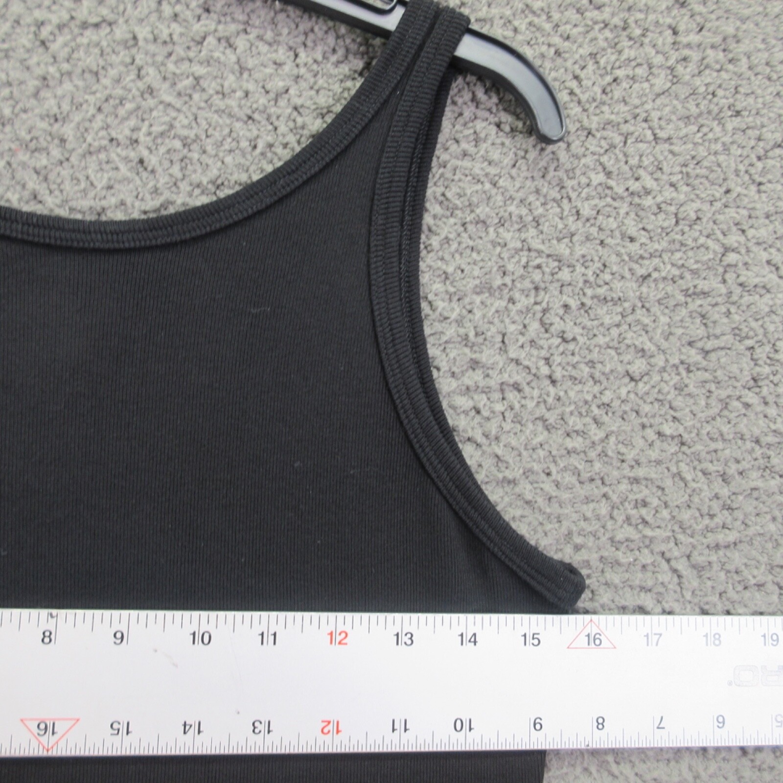 AG Basic Essentials Dress Women’s Large Black Cot… - image 12