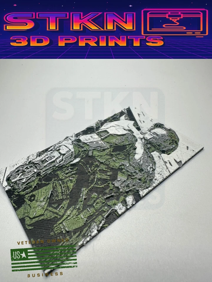 💥 HALO - Master Chief 🔫 - Large Decal Case Mod Magnet 🔫 - Image 3 of 4