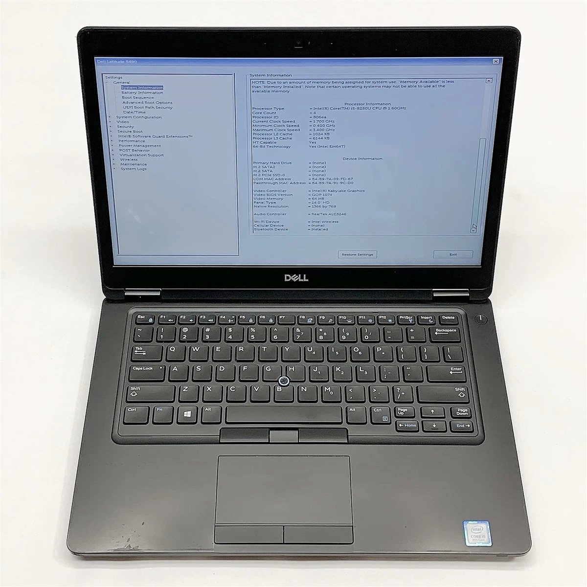 Dell Latitude 5490 PC Laptops & Netbooks for Sale | Shop New