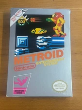 Metroid (Nintendo NES) (SILVER BOX) With Box and Manuals