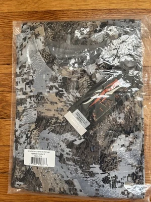 SITKA GEAR Sitka Men’s Merino Core Crew Long Sleeve Optifade Elevated 11- Large- New