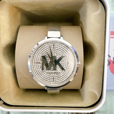 Michael Kors MK4432 Charley Pavé Silver-Tone Women's Watch | eBay