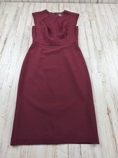 Vince Camuto dress stretch crepe dark red size 2 Very Nice!!! Fast Shipping