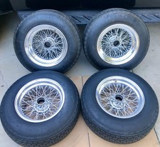 Ferrari 365 Gtb Daytona Borrani 15 4542 4300 Wire Wheels 15x7.5 15x9 W Tires