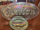 Vintage Fenton Iridescent Carnival Dealer Display Sign
