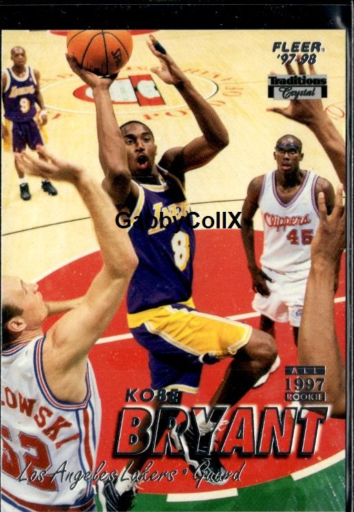1997-98 Fleer #50 Kobe Bryant Traditions Crystal