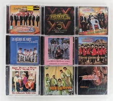 Los Rieleros 9-disc Music CD Set Regional Mexican Norteno Corridos