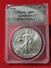 2016 American Silver Eagle ASE DOLLAR ANACS MS 69                    #T2632