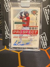 2024 Panini Prospect Edition Gino Groover #46 Holo Signatures (AU, RC)
