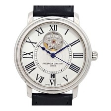 Frederique Constant Classic Heartbeat Automatic Watch 39mm Steel Silver Men