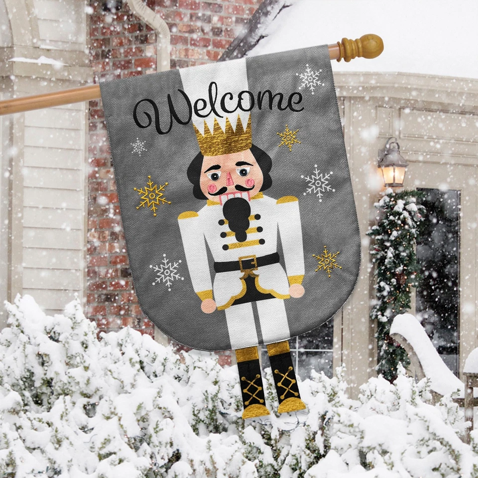 Briarwood Lane The Nutcracker Burlap House Flag - Image 2 of 3