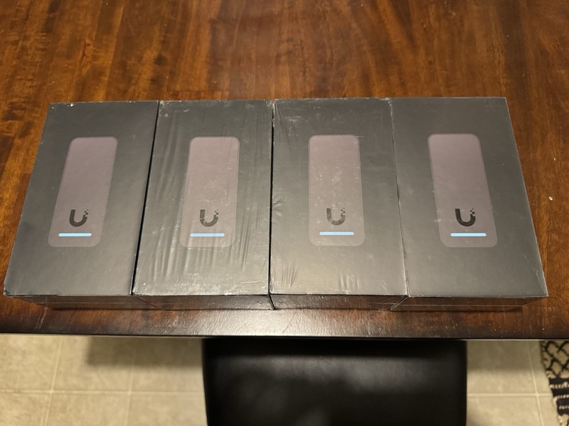 Lot of 4 Ubiquiti UniFi Access G2 Reader UA-G2 Access Control Readers NEW