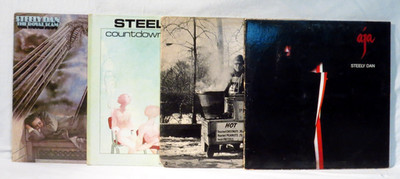 Lot of 4 STEELY DAN US LPs  1974/77  US  Aja, Pretzel, Countdown, Royal Scam