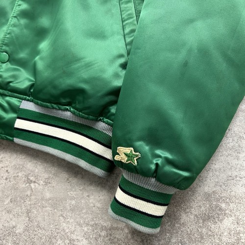 VTG 90s NFL PHILADELPHIA EAGLES STARTER SATIN BOMBER JACKET SIZE M MADE IN USA - Picture 3 of 10
