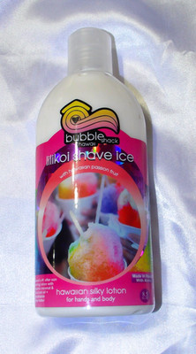 Bubble Shack Hawaiian Silky Lotion - Lilikoi Shave Ice