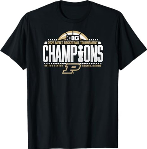 Purdue Boilermakers Men's Basketball Big Ten Champs 2026 T-Shirt