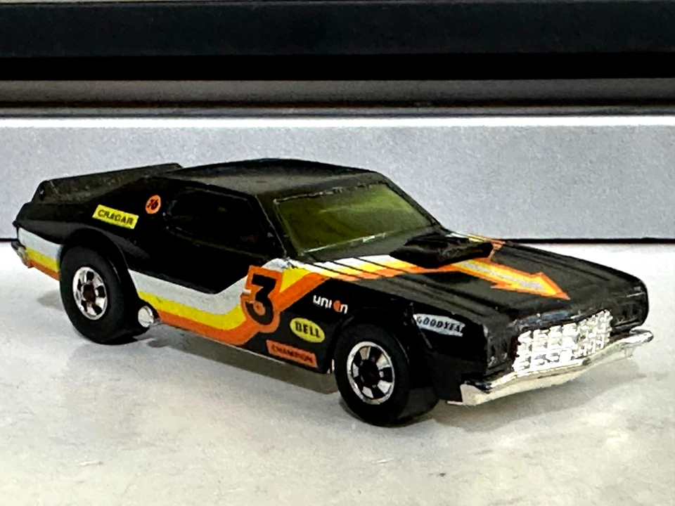 Ford Torino Stocker Hot Wheels Blackwall negro #3 Crager Bell Union 76 Goodyear Foto 2 de 4