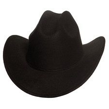 Black Cattleman Cowboy Hat - Morris Costumes