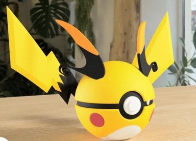 Mega Raichu X Pokéball 3D Figur   Pokémon Deko Sammler Geschenk