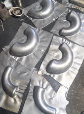 Custom Mini Pipe Husqvarna Stihl Chainsaw Exhaust Muffler DIY weld fab kit