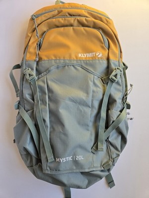 Klymit Mystic 20L Hydration Backpack. Helmet Pocket. Cycling Hiking Trail