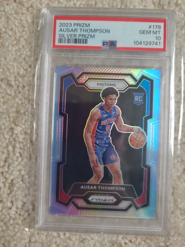 2023 Prizm Ausar Thompson Silver Prizm PSA 10 GEM MINT RC