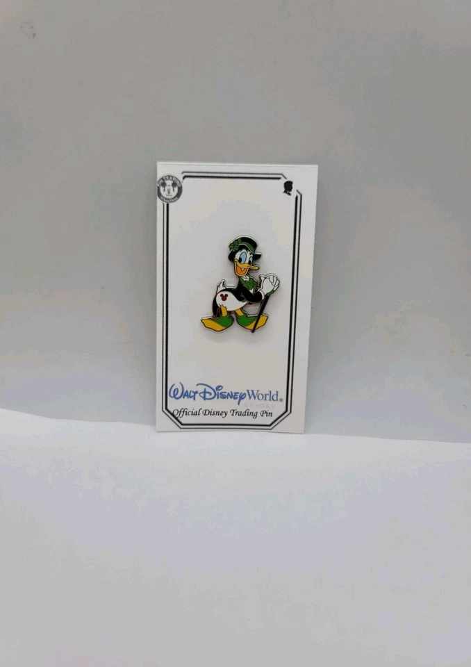 Hidden Disney Pin 2025 WDW Donald Duck Holidays St Patrick's Day #170979 Trade - Image 2 of 4