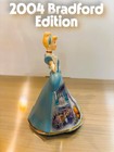 5 3/4 Inch Cinderella Bell by Bradford Exchange Porcelain w 24K Gold Disney 2004 — photo 3
