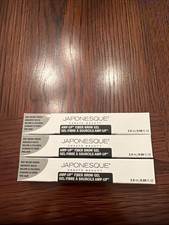 New in Box Lot of 3 Japonesque Amp-Up Fiber Brow Gel Color Medium