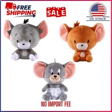 NEW 18cm Tuffy Plush Doll Tom  Jerry Stuffed Toy Cat Mouse Cartoon Pillow Gift