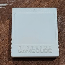 Nintendo Gamecube Memory Card 59 Blocks DOL-008 Gray Official OEM Video Game
