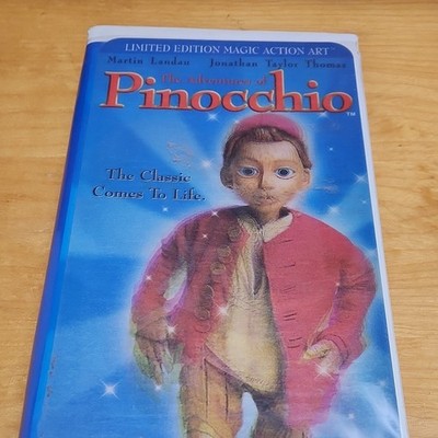 New Line Cinema The Adventures of Pinocchio VHS Tape Limited